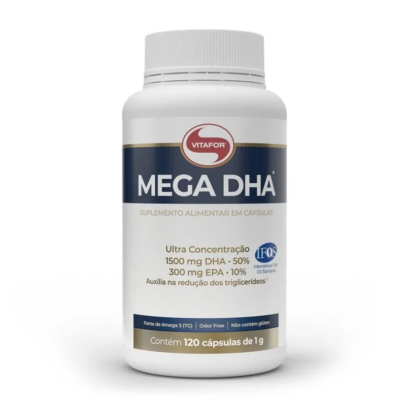 Vitafor Mega DHA 1000mg 120 Cápsulas