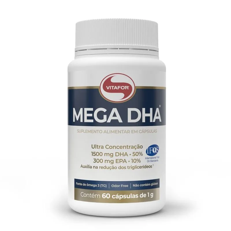 Vitafor Mega DHA 1000mg 60 Cápsulas