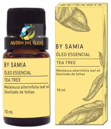 Óleo Essencial de Melaleuca (Tea Tree) - By Samia - Frasco com 10ml