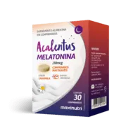 Maxinutri Acalentus Mastigável Melatonina Camomila 30 Comprimidos