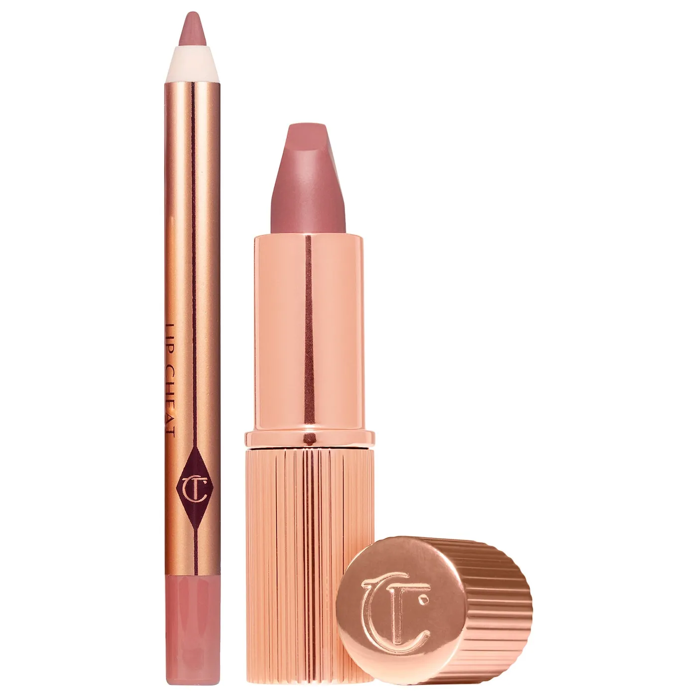 Mini Pillow Talk Lipstick & Liner Set Charlotte Tilbury