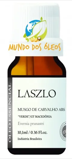 Óleo Absoluto de Musgo de Carvalho Verde - Laszlo - Frasco com 10ml