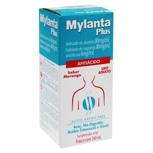 Mylanta Plus Morango 240ML