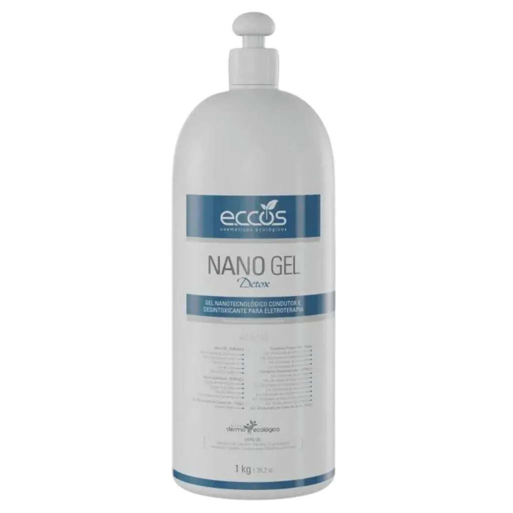 Nano Gel Condutor Detox para Eletroterapia 1kg Eccos