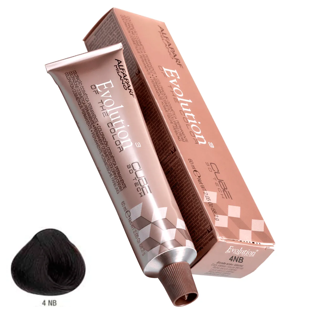 Coloração Evolution Of The Color 60ml Alfaparf 4NB Castanho Médio