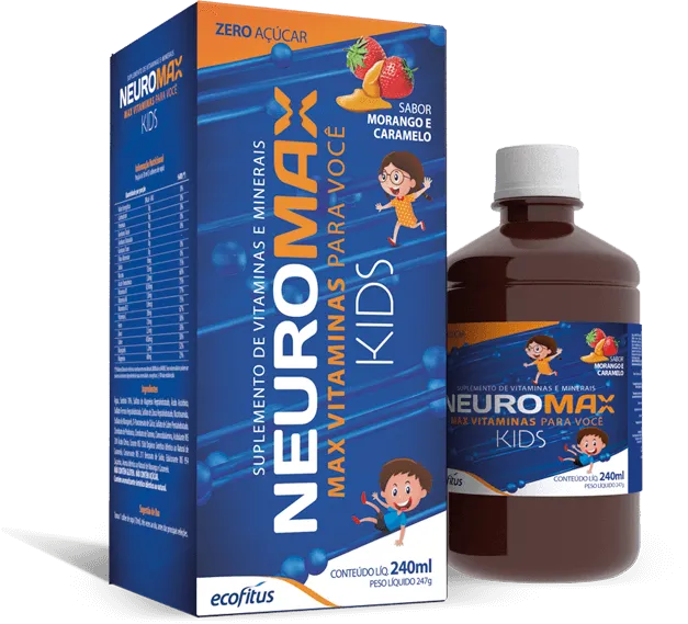 Neuromax Kids Suplemento de Vitaminas e Minerais 240ml