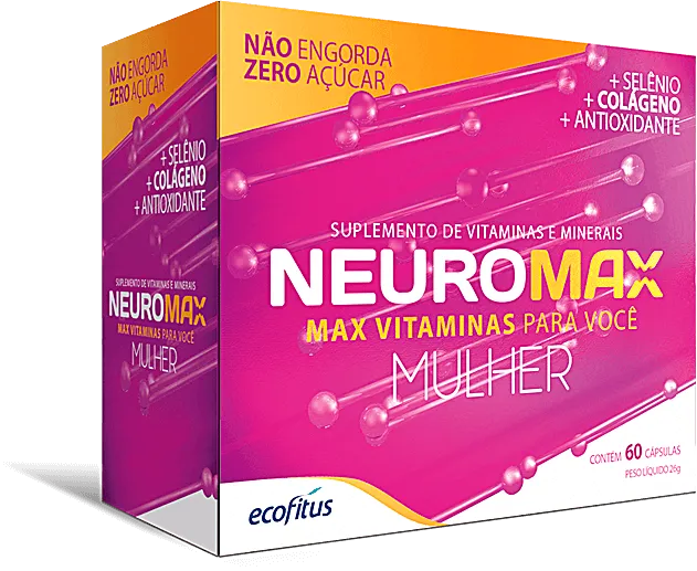 Neuromax Mulher Suplemento de Vitaminas e Minerais 60 Cápsulas