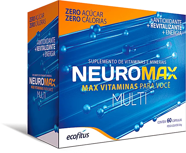 Neuromax Multi Suplemento de Vitaminas e Minerais 60 Cápsulas