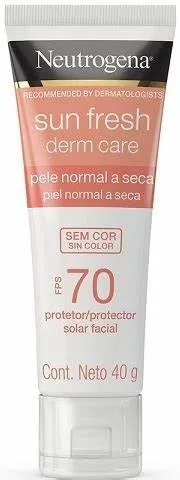 Neutrogena Sun Fresh Pele Normal a Seca Sem Cor FPS70 40G