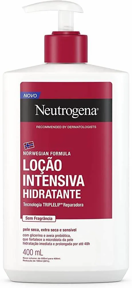 Neutrogena Norwegian Loção Intensiva Hidratante Sem Fragrância 400ML