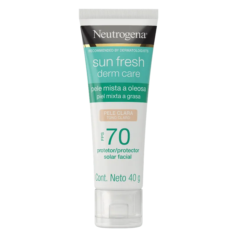 Neutrogena Sun Fresh Mista a Oleosa Pele Clara FPS70 40G