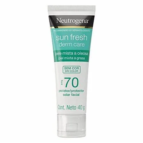 Neutrogena Sun Fresh Pele Mista a Oleosa Sem Cor FPS70 40G