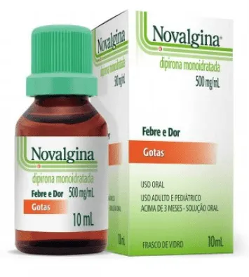 Novalgina  Analgésico E Antitérmico Em Gotas 10ml