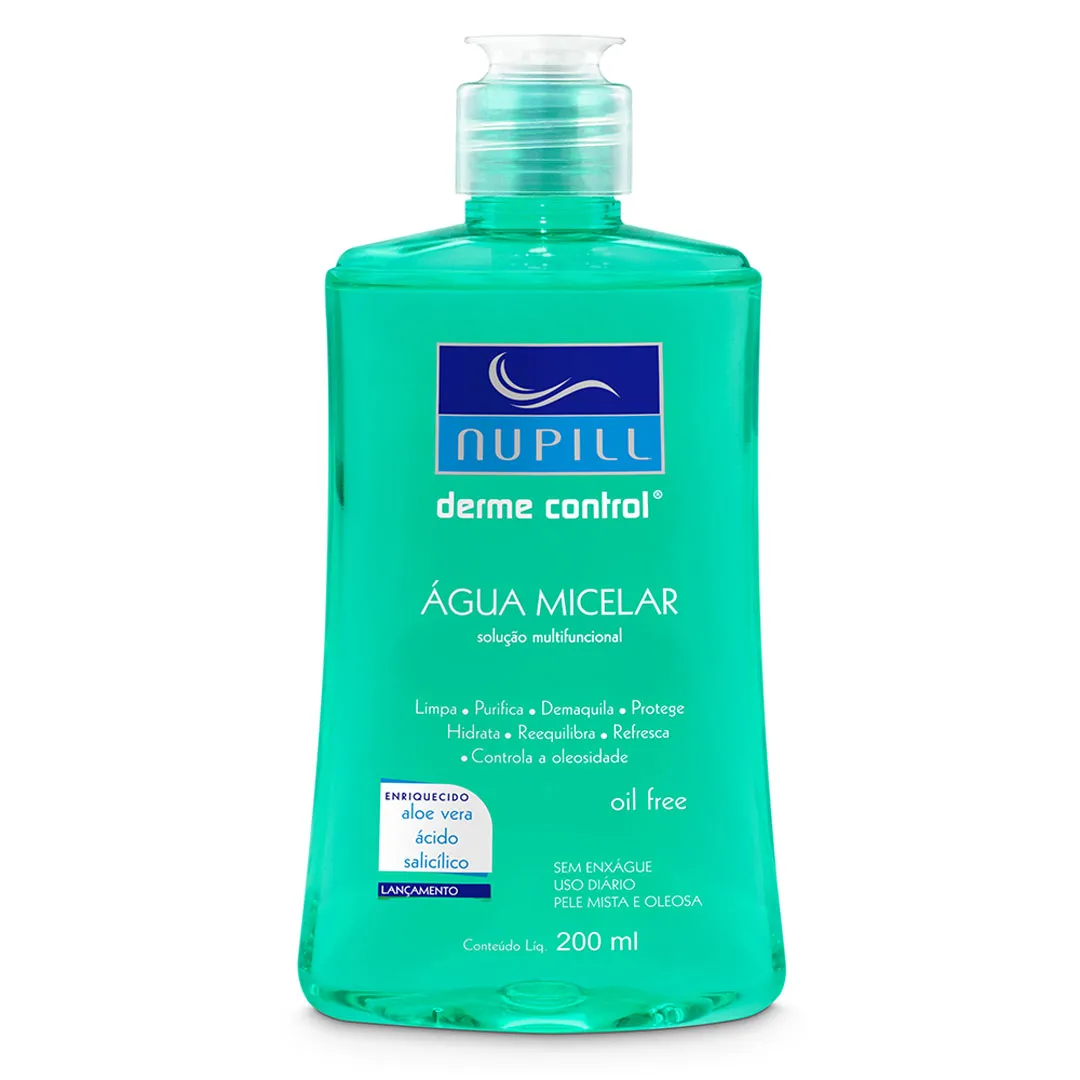 Nupill agua Micelar Derme control - 200ml