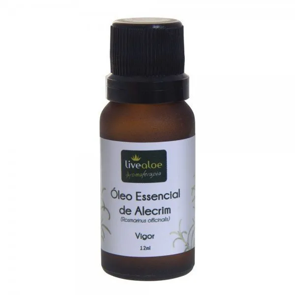 Óleo Essencial de Alecrim - LiveAloe - Frasco com 12ml
