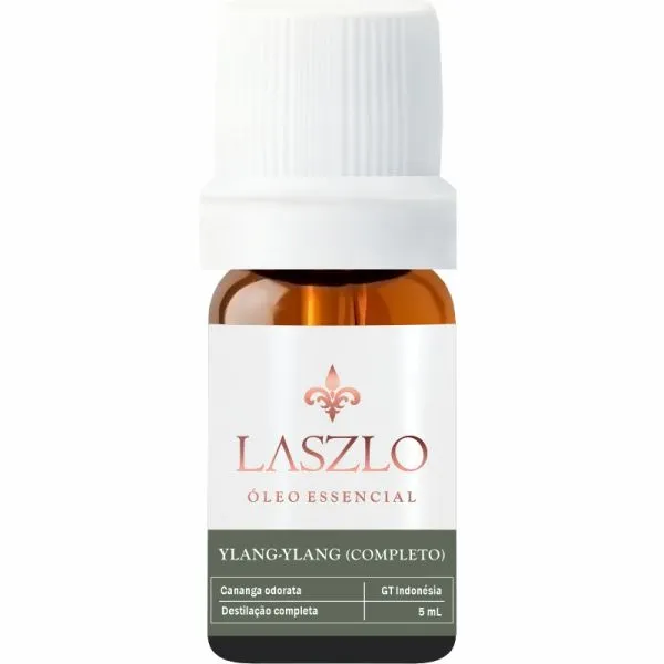 Óleo Essencial de Ylang Ylang Completo - Laszlo - Frasco com 10ml
