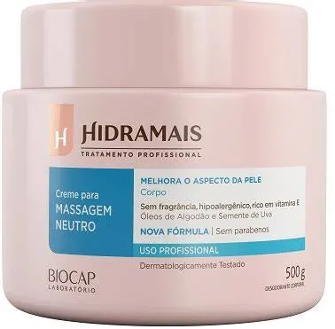 Creme de Massagem Neutro 500G Hidramais