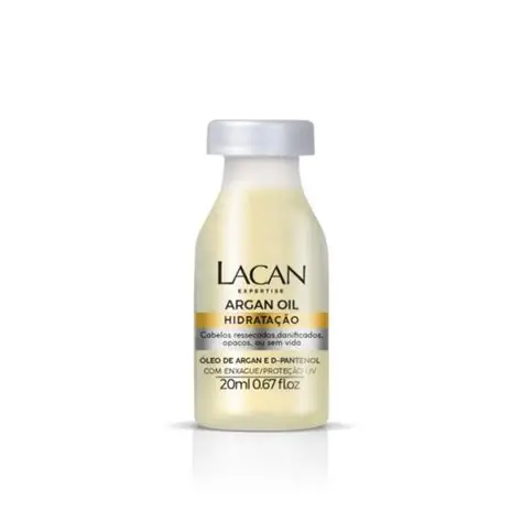 Ampola Argan Oil Hidratação 20ML Lacan