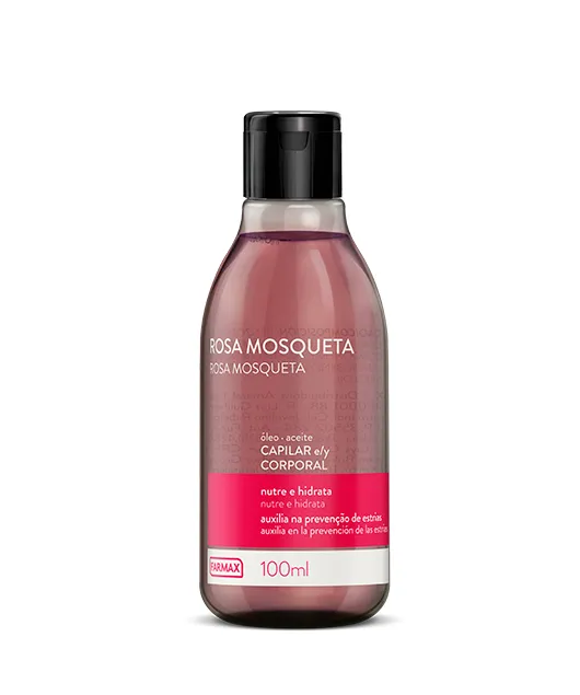 OLEO CAPILAR E CORPORAL FARMAX ROSA MOSQUETA 100ML