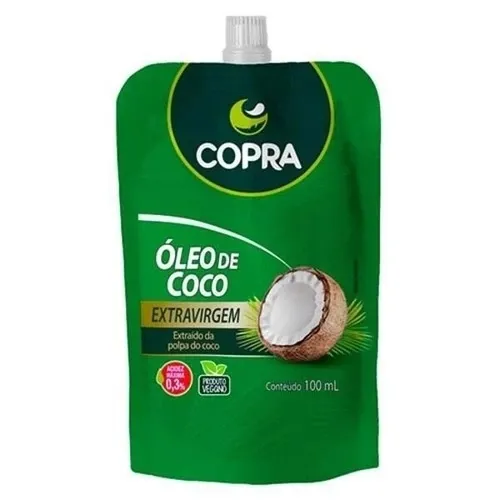 OLEO DE COCO COPRA SACHET EXTRA VIRGEM 100ML