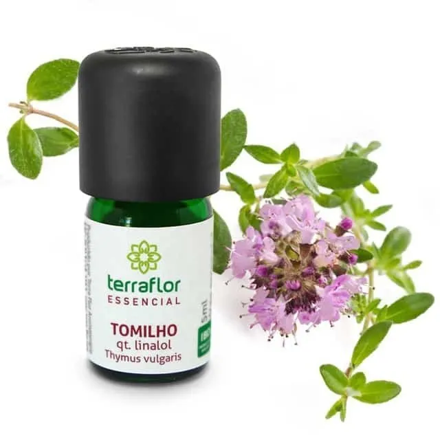 Óleo Essencial de Tomilho Qt. Linalol - Terra Flor - Frasco com 5ml