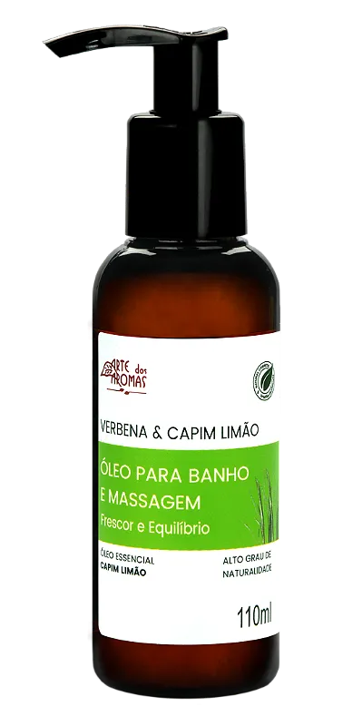 Óleo Para Banho Verbena & Capim Limão