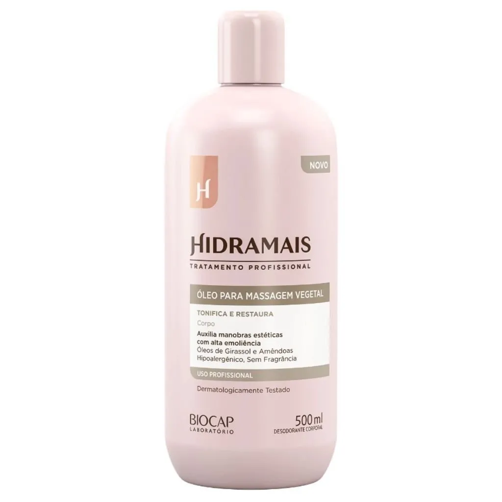 Óleo para Massagem Vegetal 500ml Hidramais