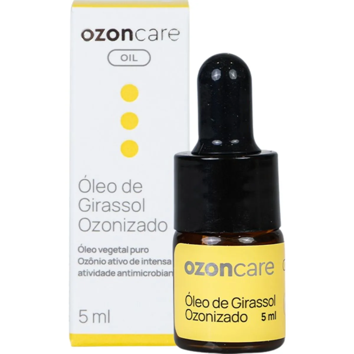Óleo de Girassol Ozonizado Vegano 5ml - Ozoncare