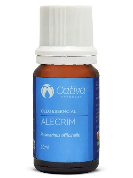 Óleo Essencial de Alecrim - Cativa - Frasco com 10ml
