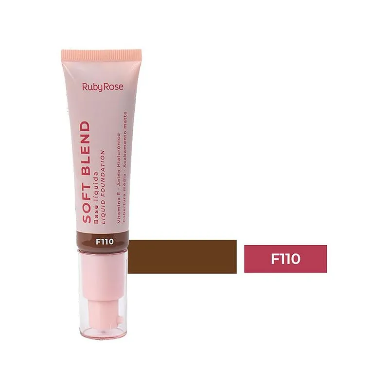 Base Liquida Soft Blend F110 REF. HBM301-11 Ruby Rose