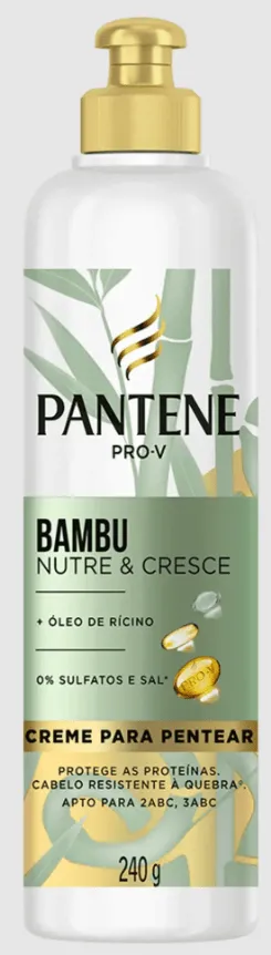 Pantene Creme para Pentear Pro-V Bambu Nutre e Cresce 240g
