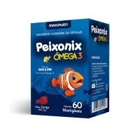 Maxinutri Peixonix Ômega 3 Cereja 60 Cápsulas