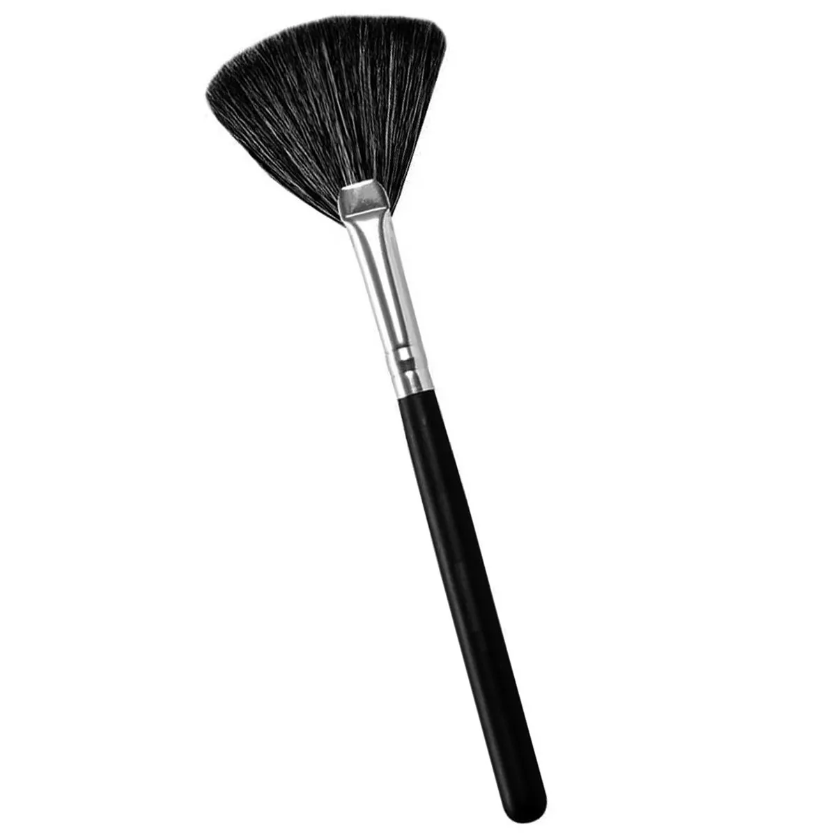 Pincel de Maquiagem Leque Bonitta Marco Boni Preto