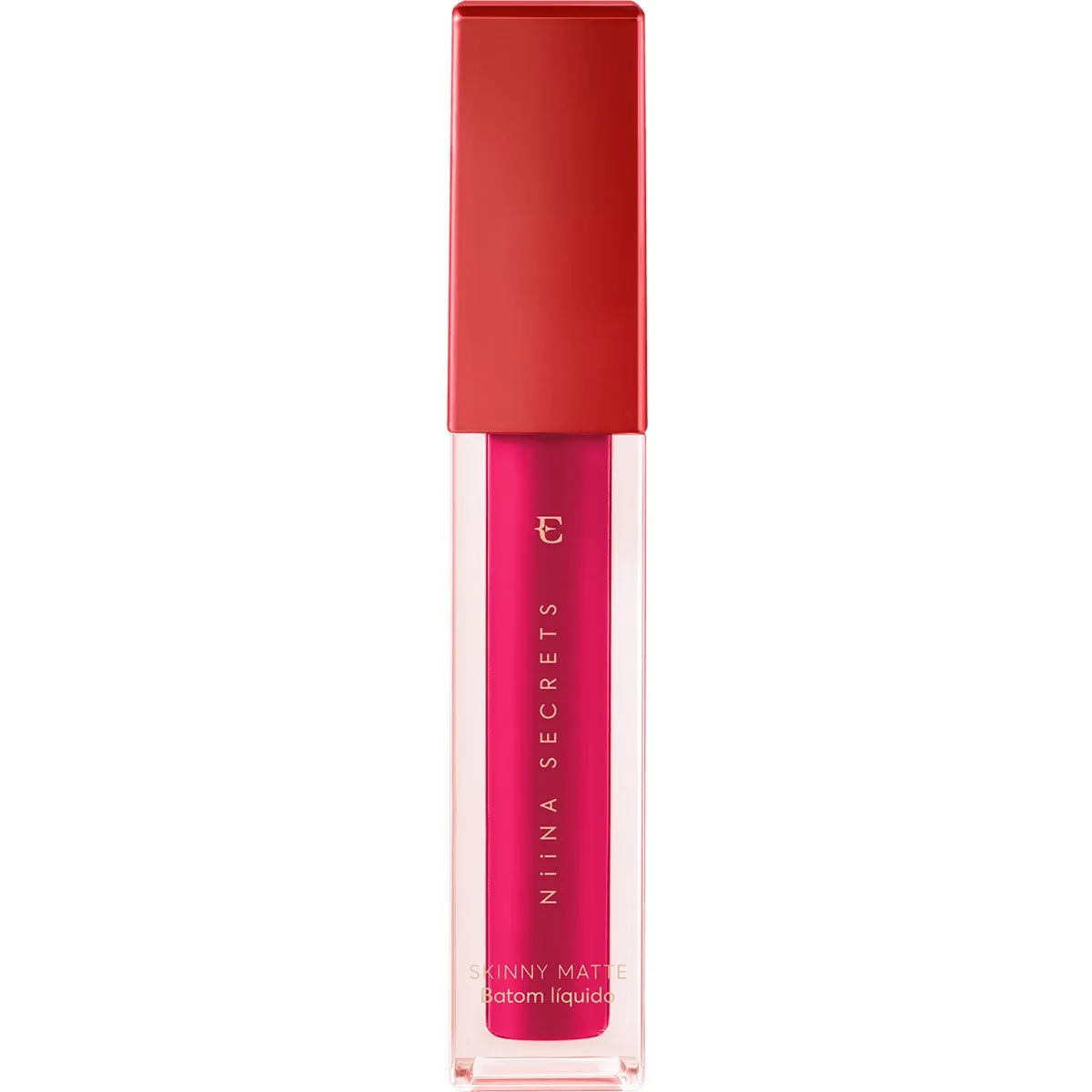 Batom Líquido Matte Niina Secrets Skinny Eudora 4ml Pink Peônia