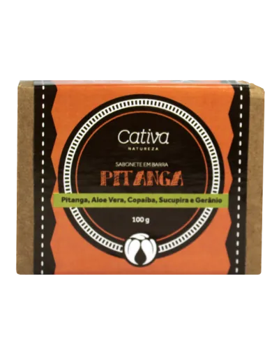 Sabonete Vegetal de Pitanga - Cativa - Barra de 100g