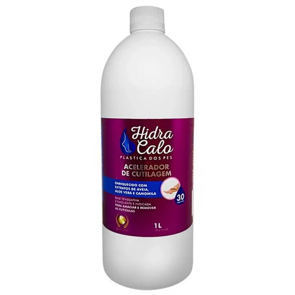 Plástica dos Pés HidraCalo Acelerador de Cutilagem 1 litro