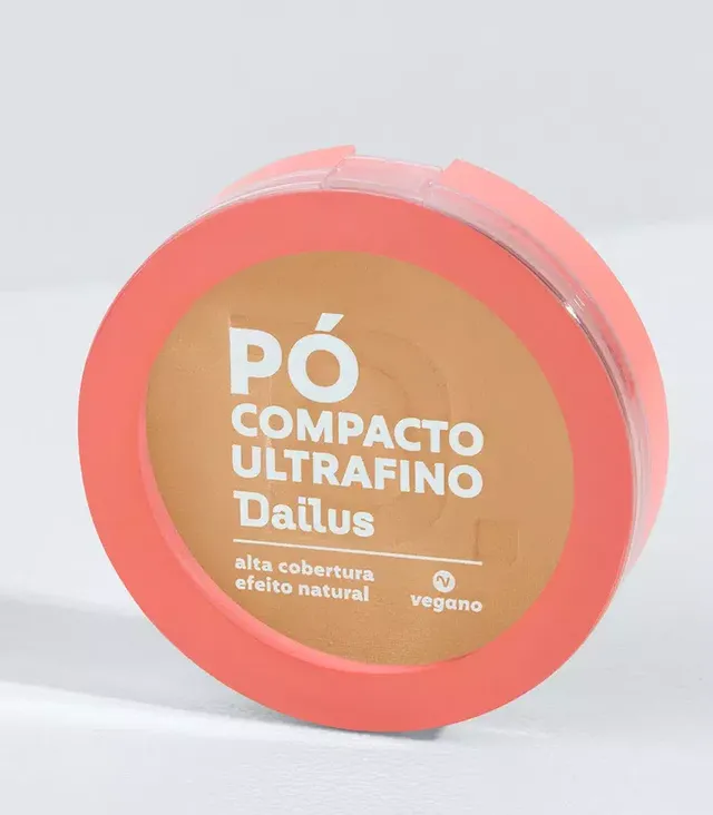 Pó Compacto Ultrafino D6 Médio - Dailus