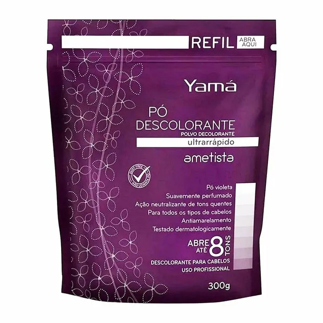 Yamá Pó Descolorante Refil 300g Ametista