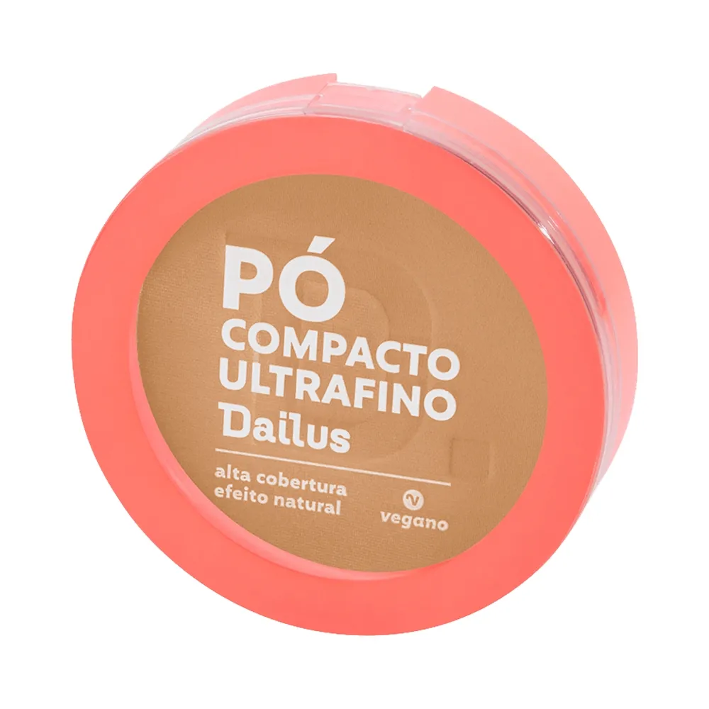 Pó Compacto Dailus Vegano Ultrafino D4 Claro