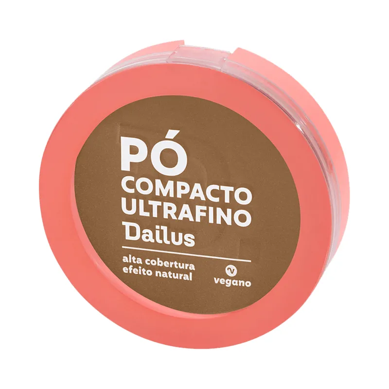 Pó Compacto Dailus Vegano Ultrafino D9 Escuro