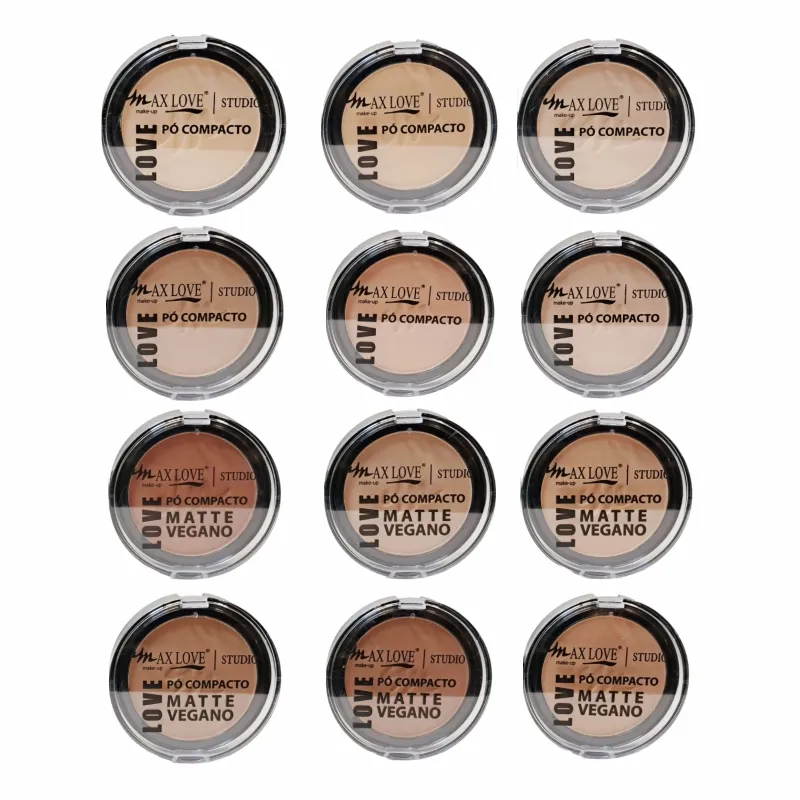 Pó Compacto Matte Vegano 10g Max Love