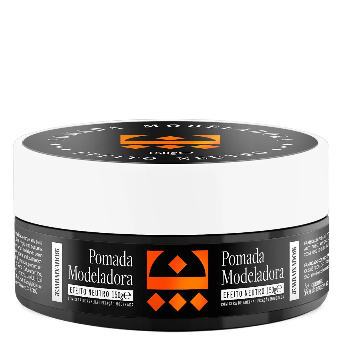 Pomada para Cabelo Efeito Neutro Embaixador 150g