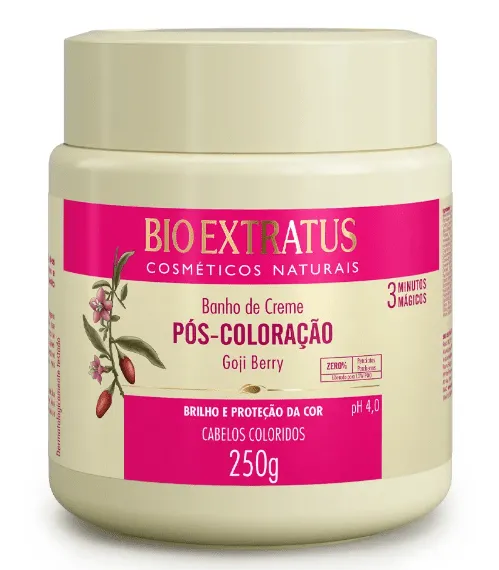 BANHO DE CREME BIO EXTRATUS PÓS-COLORAÇÃO 250g