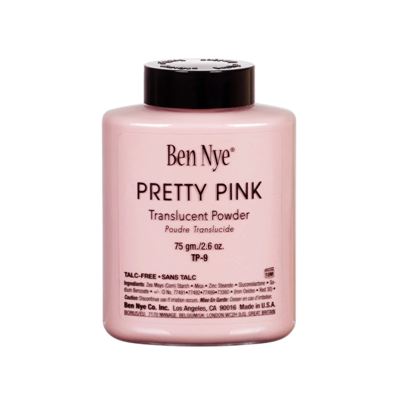 Ben Nye Pó Facial Cor Pretty Pink 75g