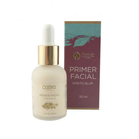 Primer Facial Orgânico Natural Vegano - Cativa - Frasco com 30ml