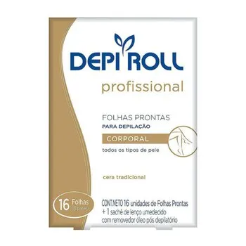 FOLHAS PARA DEPILACAO CORPORAL DEPIROLL Cód. 2136