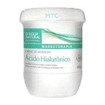 CREME DE MASSAGEM ACIDO HIALURONICO DAGUA NATURAL 650G Cód. 12770
