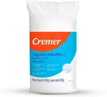 ALGODAO CREMER HIDROFILO PURO 500G Cód. 3148