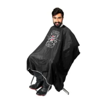 CAPA DE CETIM PRETA BARBER SANTA CLARA 4407 Cód. 7932