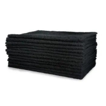 TOALHA DE SALAO DE BELEZA PRETA UN Cód. 5747